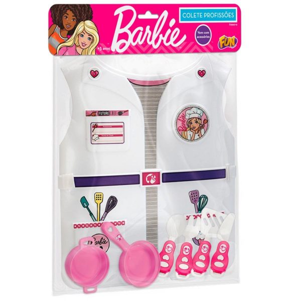 Barbie Colete Profissões Chef - Fun Divirta-Se