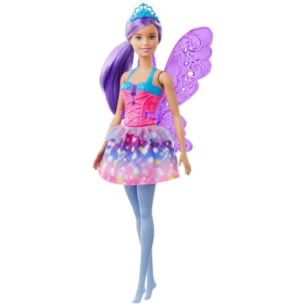 Barbie Dreamtopia Fada Cabelo Roxo - Mattel