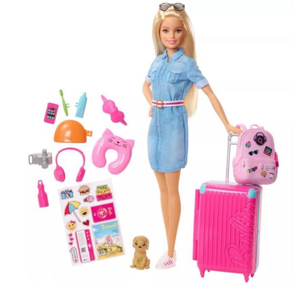 Boneca Barbie Viajante - Explorar E Descobrir