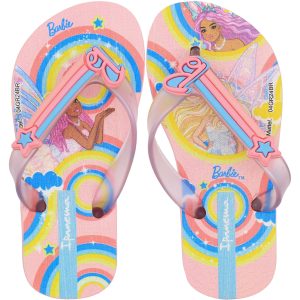 Infantil - Chinelo de Dedo Ipanema Barbie Style Sereia Apliques Juvenil Feminina Ipanema Rosa