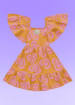 Vestido Barbie Laranja