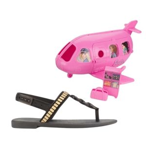 Infantil - Sandália Grendene Barbie Flight 22936 Grendene Preto