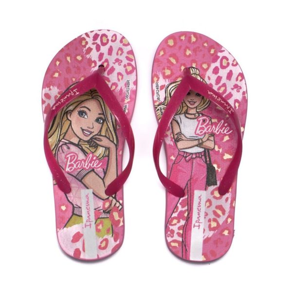 Infantil - Chinelo Grendene Ipanema Barbie Meu Encanto Glitter Rosa