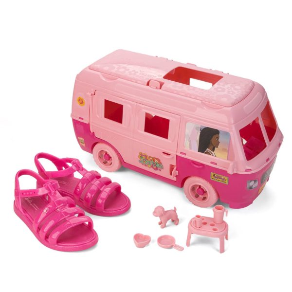 Infantil - Sandália Grendene Barbie Road Trip Rosa Escuro