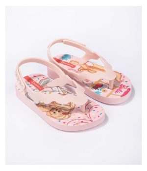Chinelo Infantil com Estampa da Barbie - Tam 17/18 ao 23/24