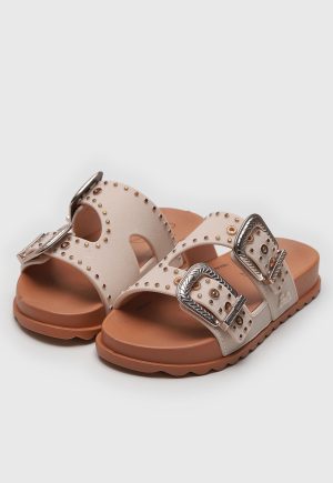 Infantil - Chinelo Grendene Barbie Silver Off-White