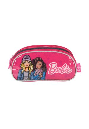 Infantil - Estojo Barbie Com Divisórias Rosa