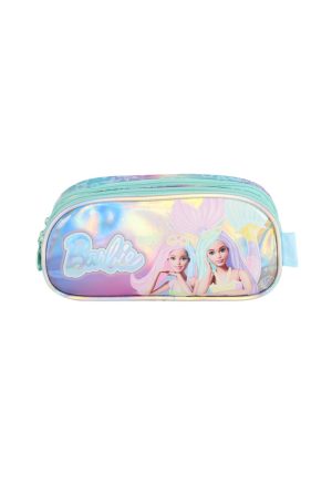Infantil - Estojo Barbie Com Divisórias Verde