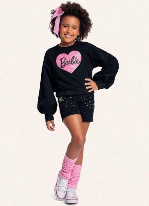 Blusão Barbie Preto